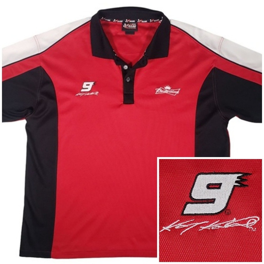 Kasey Kahne #9 Gillett Evernham Motorsports Polo Shirt Mens XL Y2K Racing NASCAR